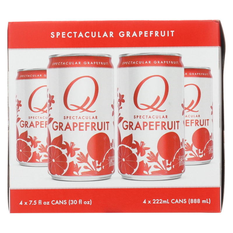 Q Drinks - Sparkling Grapefruit - Case Of 6/4 Packs - 7.5oz Cans - Orca Market