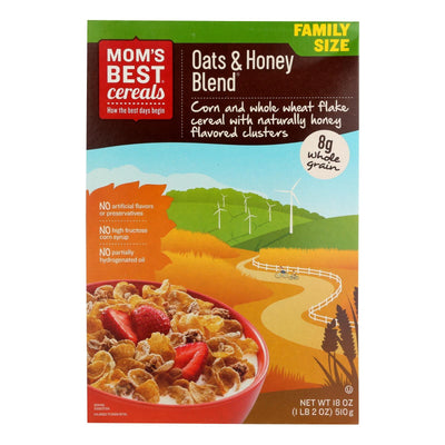 Mom's Best Naturals Oats And Honey Blend - Case Of 14 - 18 Oz. - Orca Market