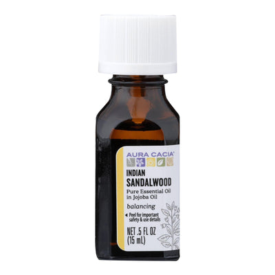 Aura Cacia - Ess Oil Indian Sandlewood - 1 Each - .5 Fz - Orca Market