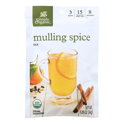 Simply Organic Mulling Spice - Organic - Gluten Free - 1.2 Oz - Case Of 8 - Orca Market