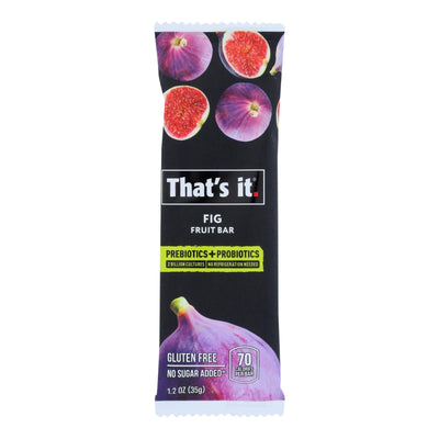 That's It - Probiotic Fruit Bar Fig - Case Of 12 - 1.2 Oz - Orca Market