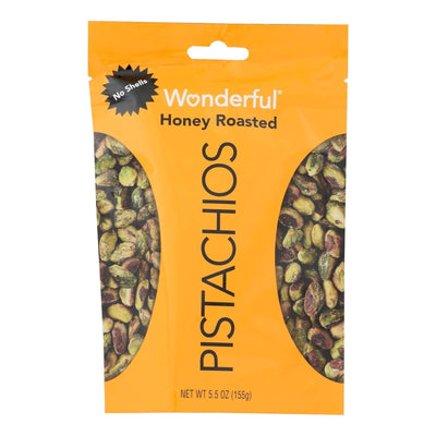 Wonderful Pistachios - Pistachios Hny Roasted No Sh - Case Of 10 - 5.5 Oz - Orca Market