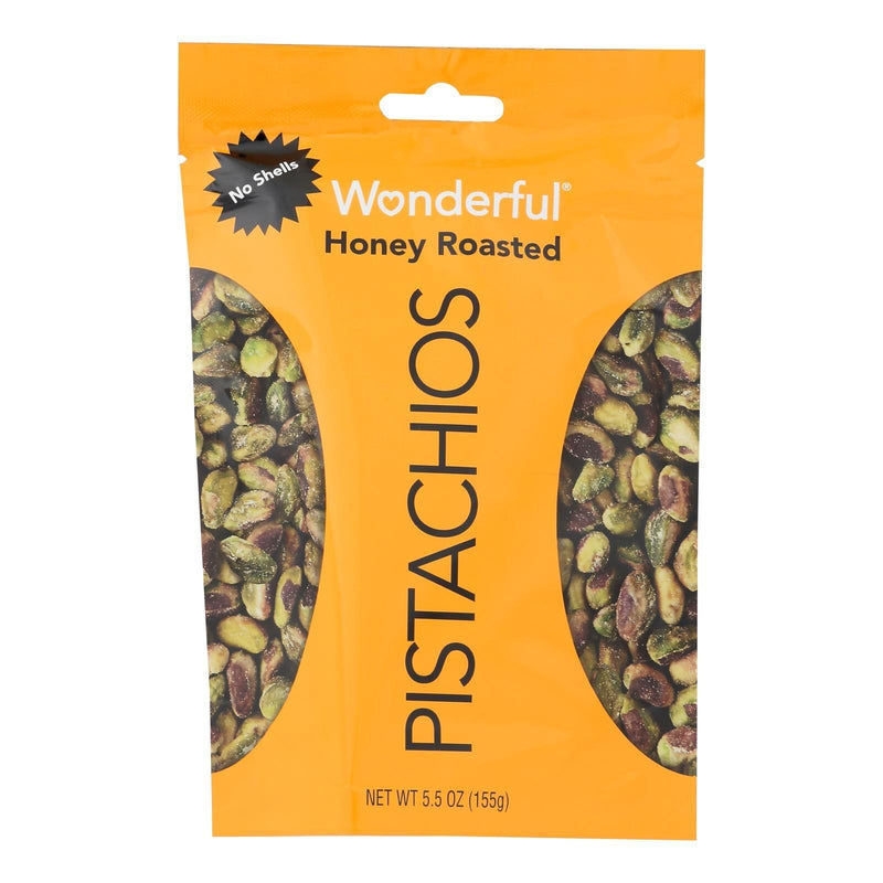 Wonderful Pistachios - Pistachios Hny Roasted No Sh - Case Of 10 - 5.5 Oz - Orca Market