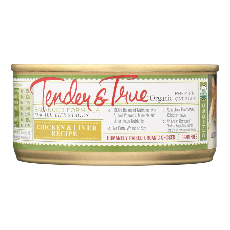 Tender & True Cat Food, Chicken And Liver - Case Of 24 - 5.5 Oz - Orca Market