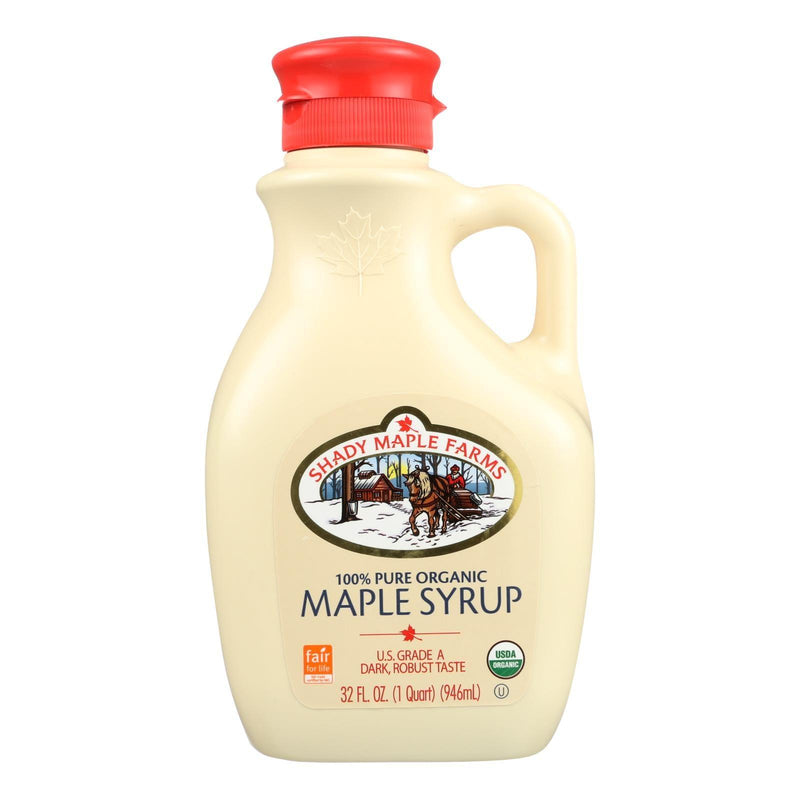 Shady Maple Farms 100 Percent Pure Organic Maple Syrup - Case Of 6 - 32 Fl Oz. - Orca Market