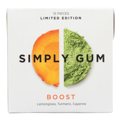 Simply Gum - Gum Boost - Case Of 12 - 15 Ct - Orca Market