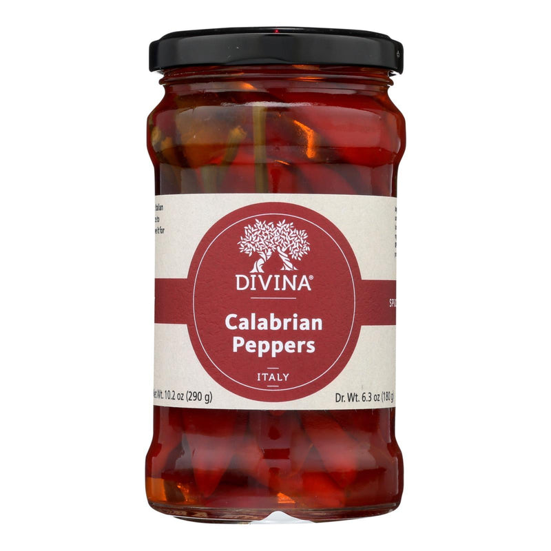 Divina - Peppers Calabrian - Case Of 6 - 9.2 Oz - Orca Market