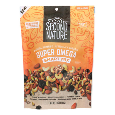 Second Nature - Nut Medley Super Omega Smart Mix - Case Of 6-10 Oz - Orca Market