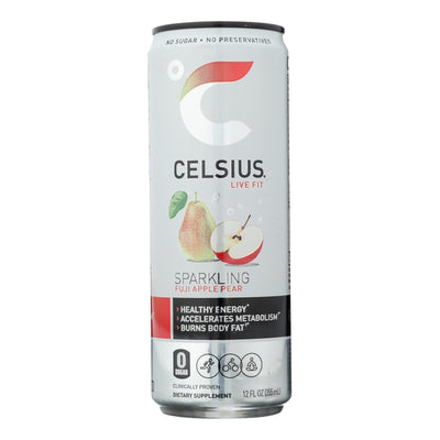 Celsius Inc. - Drink Sparkling Apple Pear - Case Of 12 - 12 Fz - Orca Market