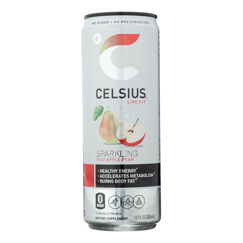 Celsius Inc. - Drink Sparkling Apple Pear - Case Of 12 - 12 Fz - Orca Market