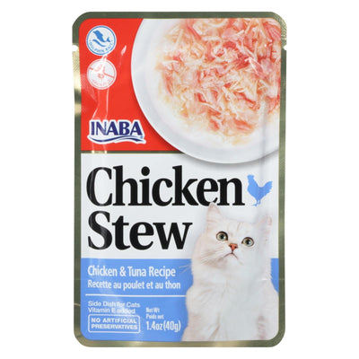 Inaba - Cat Food Chicken Tuna Stew - Case Of 8-1.4 Oz - Orca Market