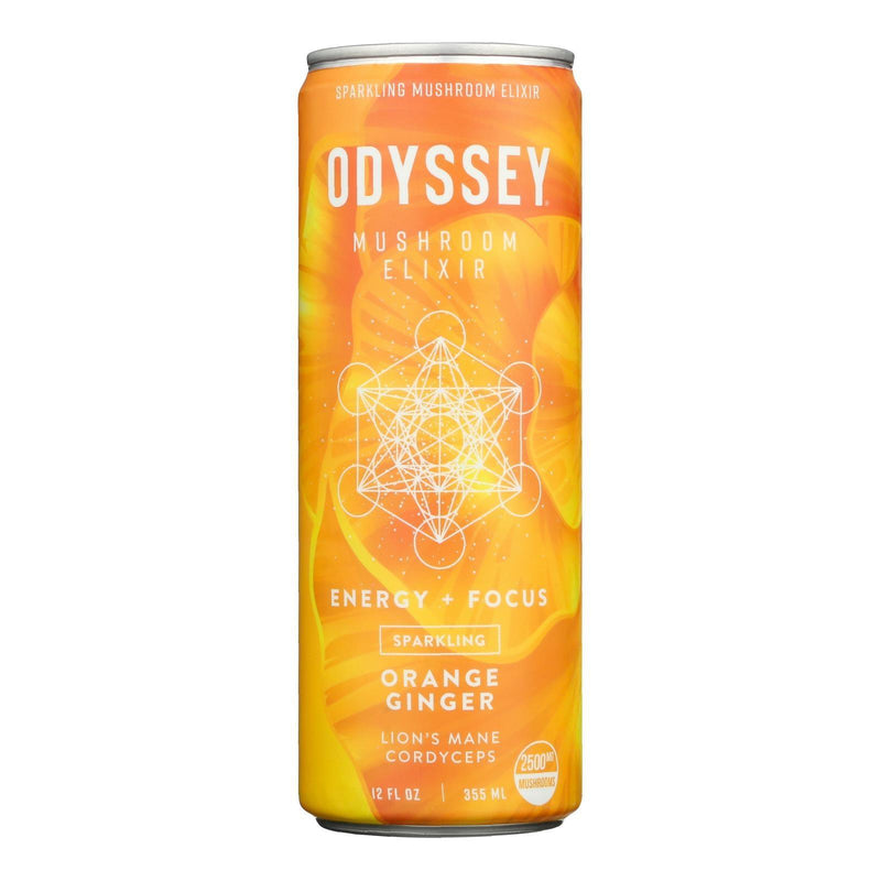 Odyssey - Sparkling Energy Orange Ginger - Case Of 12-12 Fz - Orca Market