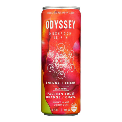 Odyssey - Sparkling Energy Passion Orange Guava - Case Of 12-12 Fz - Orca Market