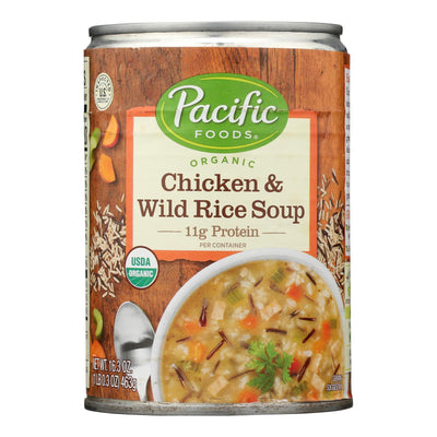 Pacific Foods - Soup Chickn Wild Rice - Case Of 12-16.3 Oz - Orca Market