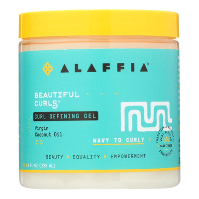 Alaffia - Hair Gel Curl Defining - 1 Each-8 Fz - Orca Market