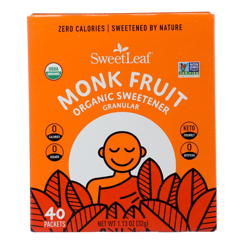 Sweet Leaf - Sweetner Monk Fruit Powder 40ct - 1 Each-1.13 Oz - Orca Market