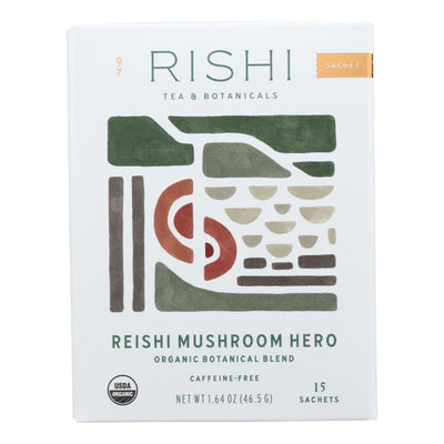 Rishi - Tea Reishi Mushroom Hero - Case Of 6-15 Bag - Orca Market