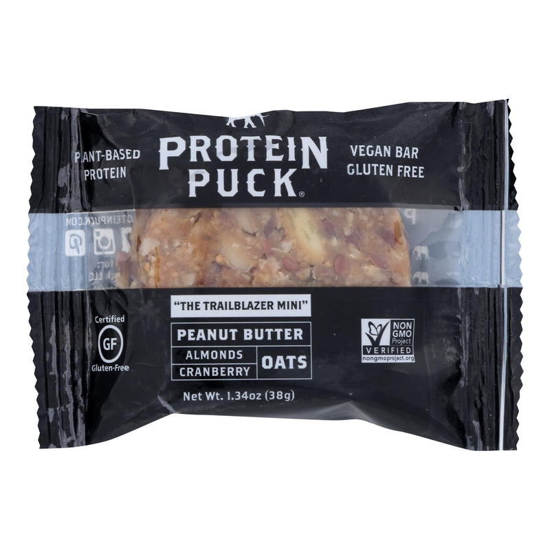 Protein Puck - Bar Wanderlust Peanut Butter Cranberry - Case Of 12-1.34 Oz - Orca Market