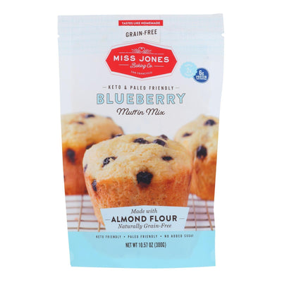 Miss Jones Baking Co - Muffin Mix Blueberry Keto Gluten Free - Case Of 6-10.57 Oz - Orca Market