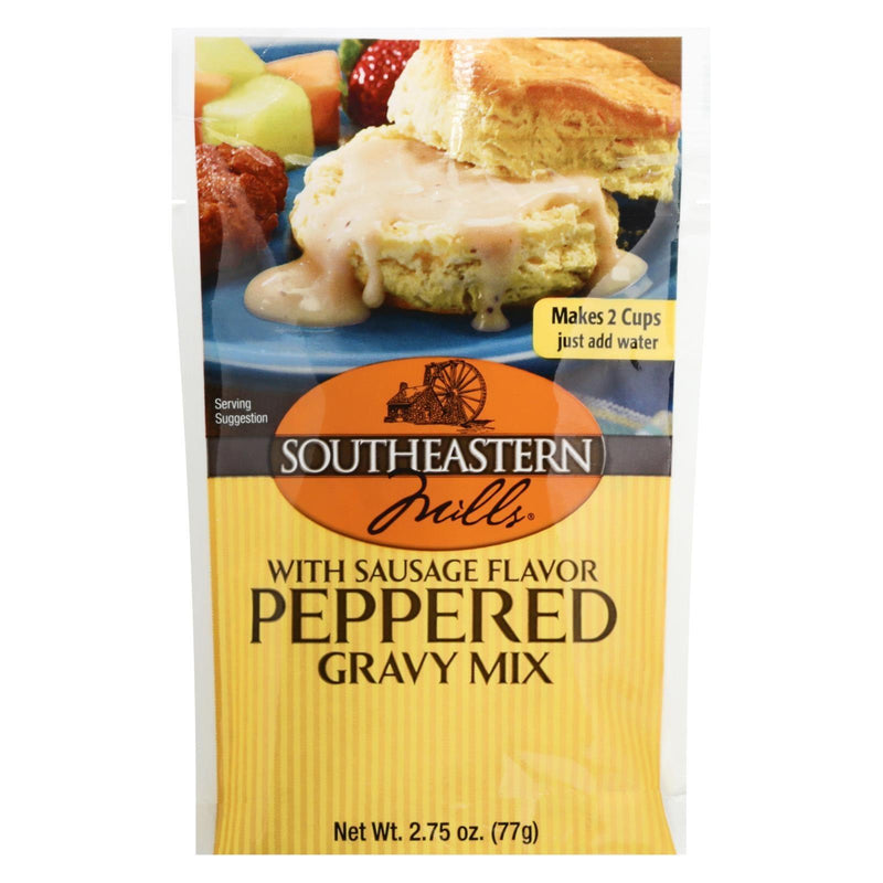 Southeastern Mills Peppered Gravy Mix - Case Of 24 - 2.75 Oz - Orca Market