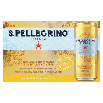 S.pellegrino Flavored Mineral Water - Case Of 3 - 8/11.15z - Orca Market