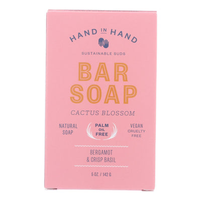 Hand In Hand - Bar Soap Cactus Blossom - Each Of 1-5 Oz - Orca Market