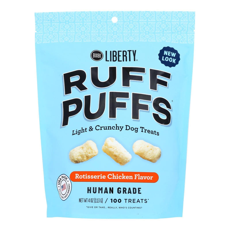 Bixbi - Ruff Puffs Rotissrie Chicken - Case Of 8-4 Oz - Orca Market