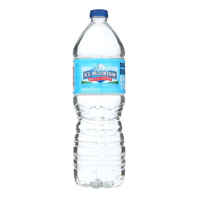 Ice Mountain - Natural Spring Water - Case Of 18 - 33.8 Fl Oz. - Orca Market