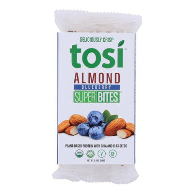 Tosi - Superbites Blueberry Almond - Case Of 12 - 2.4 Oz - Orca Market