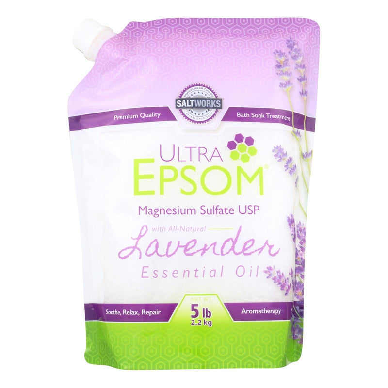 Ultra Epsom - Epson Salt Lavender - 1 Each - 5 Lb - Orca Market