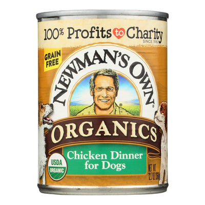 Newman's Own Organics Chicken Grain Free Dinner - Organic - Case Of 12 - 12.7 Oz. - Orca Market