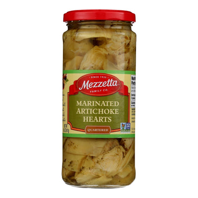 Mezzetta Marinated Artichoke Hearts - Case Of 6 - 14.5 Oz - Orca Market