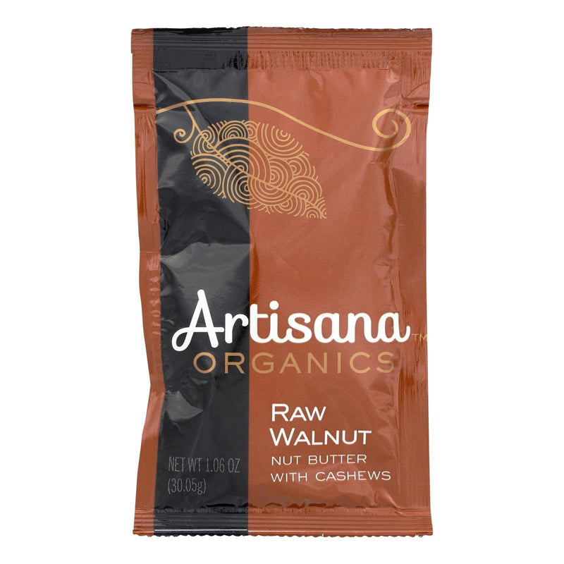 Artisana Organic Raw Walnut Butter - Squeeze Packs - 1.06 Oz - Case Of 10 - Orca Market