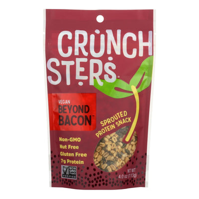 Crunchsters - Sprouted Protein Snack - Beyond Bacon - Case Of 6 - 4 Oz. - Orca Market