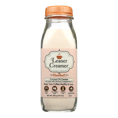 Leaner Creamer - Creamer Hazelnut - Case Of 6 - 9.87 Oz - Orca Market