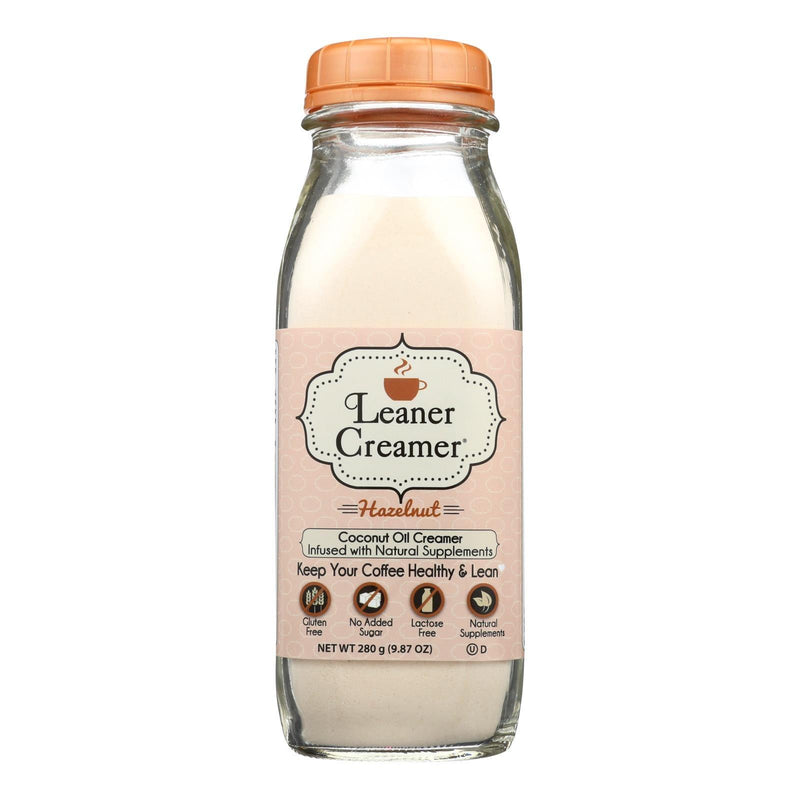 Leaner Creamer - Creamer Hazelnut - Case Of 6 - 9.87 Oz - Orca Market