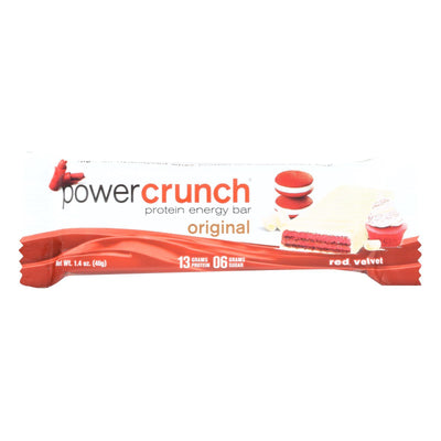 Power Crunch Protein Energy Bar Red Velvet - Case Of 12 - 1.4 Oz - Orca Market