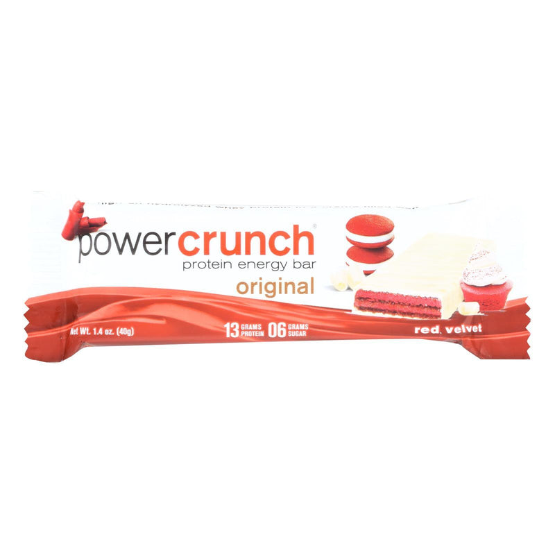 Power Crunch Protein Energy Bar Red Velvet - Case Of 12 - 1.4 Oz - Orca Market