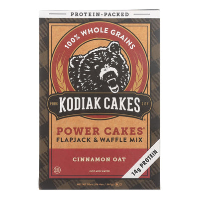 Kodiak Cakes Cinnamon Oat Power Cakes Flapjack & Waffle Mix - Case Of 6 - 20 Oz - Orca Market