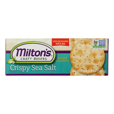 Miltons - Cracker Crispy Sea Salt - Case Of 8-6.8 Oz - Orca Market