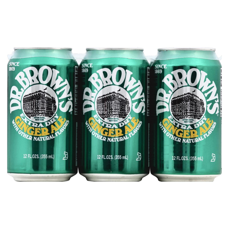 Dr. Brown - Soda Ginger Ale - Case Of 4 - 6/12 Fz - Orca Market