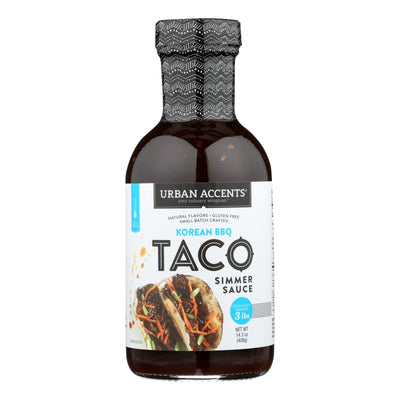 Urban Accents Korean Bbq Taco Sauce - Case Of 6 - 14.3 Oz - Orca Market