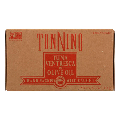 Tonnino Tuna Tuna Ventresca In Olive Oil - Case Of 6 - 4 Oz - Orca Market