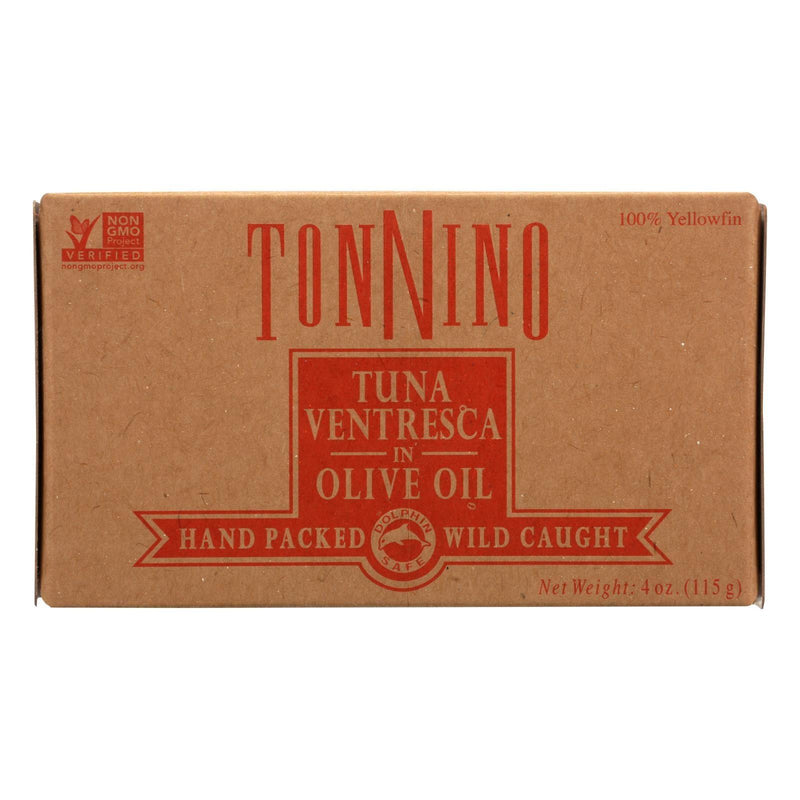 Tonnino Tuna Tuna Ventresca In Olive Oil - Case Of 6 - 4 Oz - Orca Market