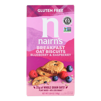 Nairn's - Biscuits Bluberry & Raspberry - Case Of 6-5.64 Oz - Orca Market