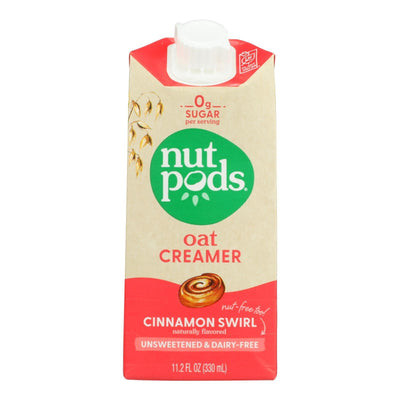 Nutpods - Creamer Oat Unsweetened Cinnamon Swirl- Case Of 12-11.2 Fz - Orca Market