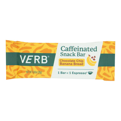 Verb Energy - Energy Bar Chocolate Chip Banana Bread- Case Of 16-.92 Oz - Orca Market