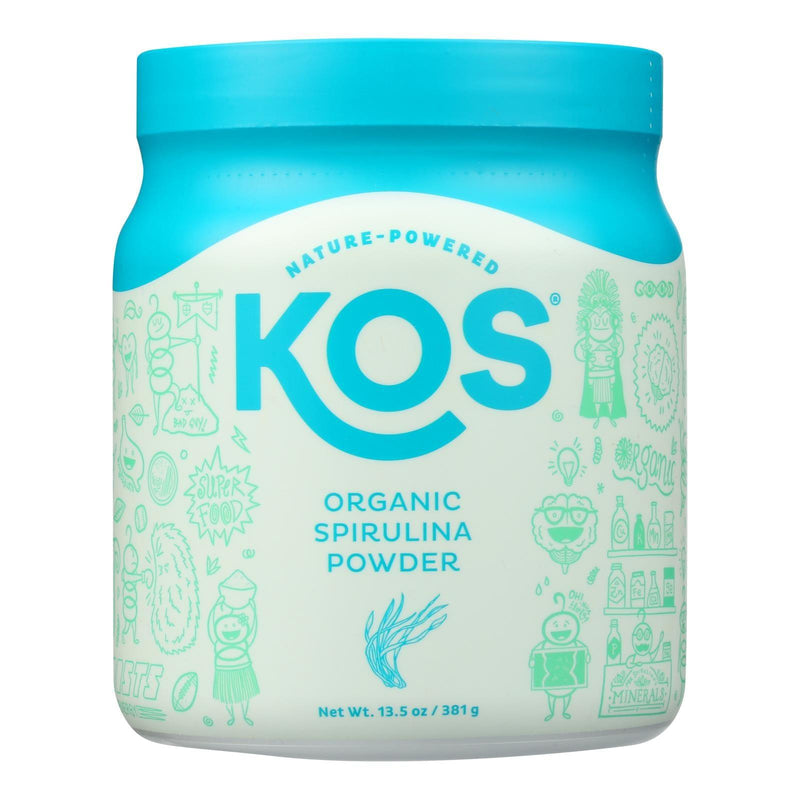 Kos - Powder Spirulna 3.5g Gluten Free - 1 Each-13.5 Oz - Orca Market