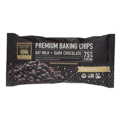 Endangered Species Chocolate - Bking Chips Oatmlk Whole Shrk - Case Of 6-10 Oz - Orca Market