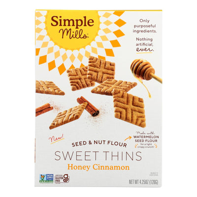 Simple Mills - Sweet Thins Honey Cinnamon - Case Of 6-4.25 Oz - Orca Market